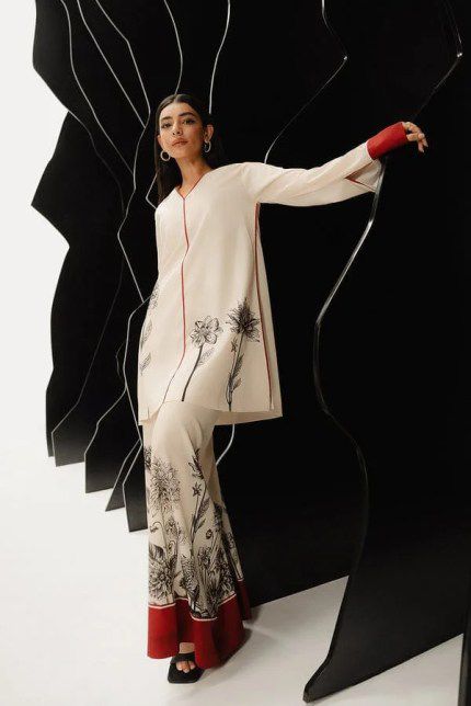 LULUSAR Silk 3PC Digital Printed ,DF-0037