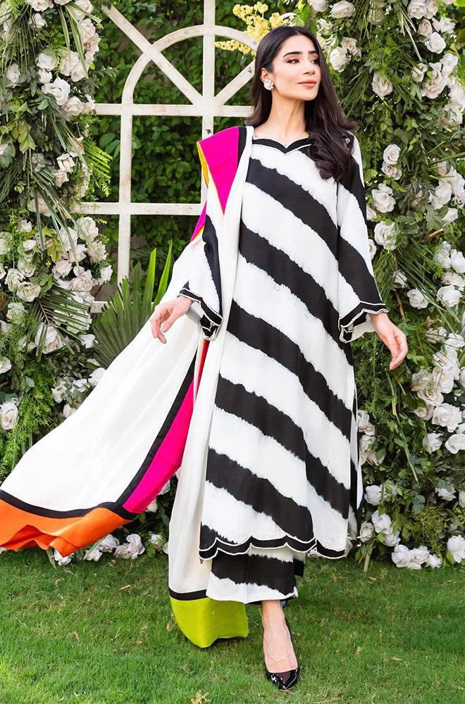 LULUSAR Silk 3PC Digital Printed ,DF-0023