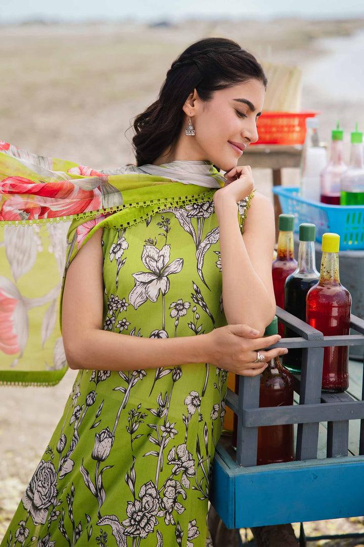 SAPPHIRE -3PC KARANDI  Bana Dori Printed  Shirt With Printed Duppta DF-KR-04