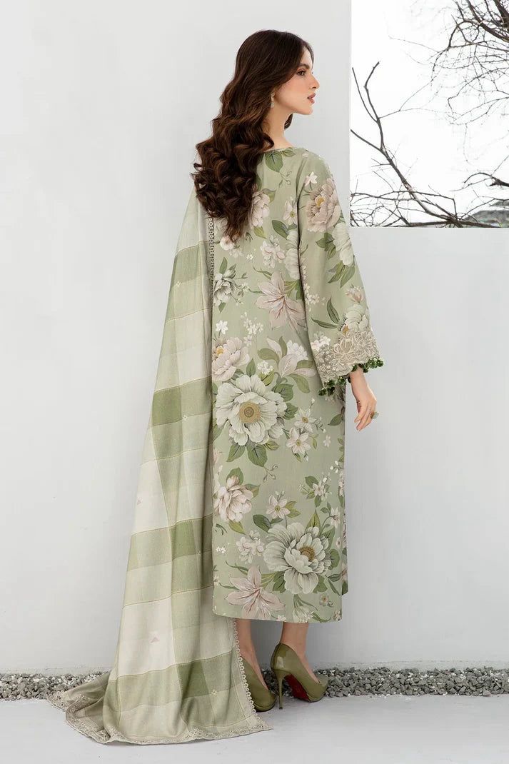 SAPPHIRE -3PC KARANDI  Bana Dori Printed  Shirt With Printed Duppta DF-KR-28