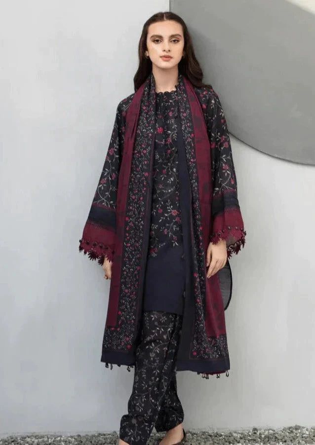 SAPPHIRE -3PC KARANDI  Bana Dori Printed  Shirt With Printed Duppta DF-KR-33