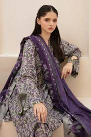 SAPPHIRE -3PC KARANDI  Bana Dori Printed  Shirt With Printed Duppta DF-KR-26