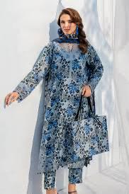 SAPPHIRE -3PC KARANDI  Bana Dori Printed  Shirt With Printed Duppta  DF-KR-17