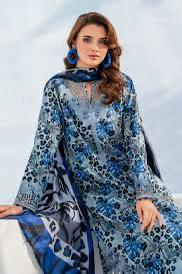 SAPPHIRE -3PC KARANDI  Bana Dori Printed  Shirt With Printed Duppta  DF-KR-17
