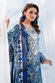 SAPPHIRE -3PC KARANDI  Bana Dori Printed  Shirt With Printed Duppta  DF-KR-17