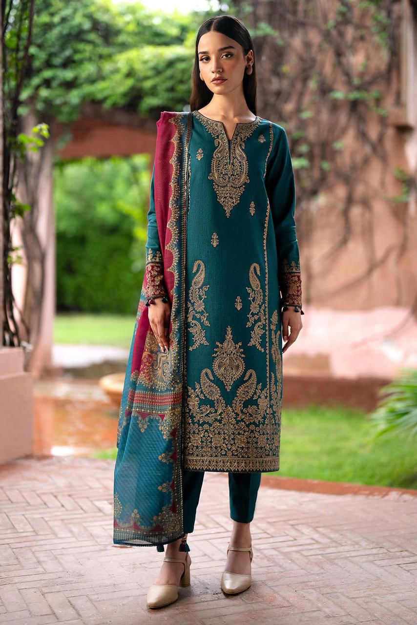 Zara Shahjahan – Embroidered Lawn 3PC – Summer Collection 2025