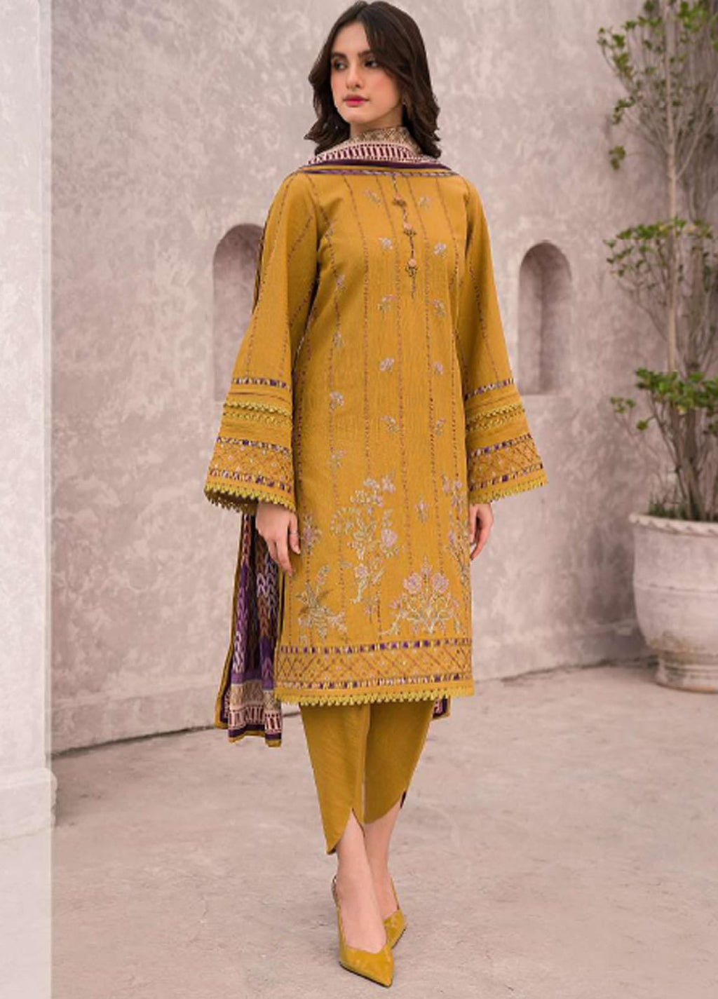Zara Shahjahan – Embroidered Lawn 3PC – Summer Collection 2025