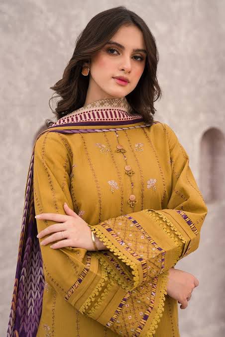 Zara Shahjahan – Embroidered Lawn 3PC – Summer Collection 2025