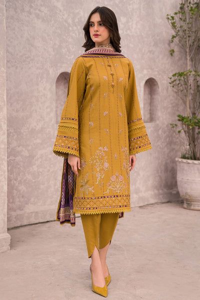 Zara Shahjahan – Embroidered Lawn 3PC – Summer Collection 2025 DW 766